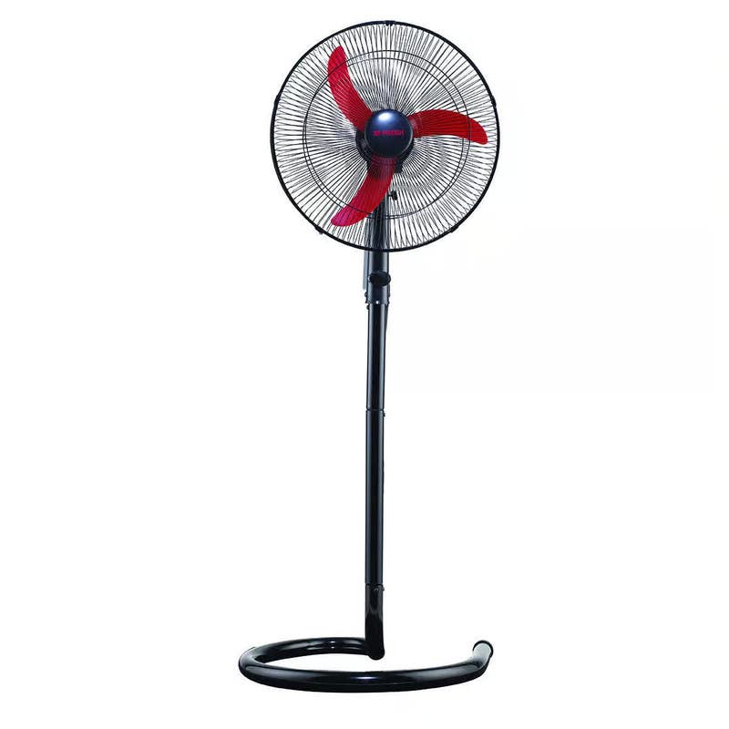 مروحة ستاند الشبح فريش، 18 بوصة، 3 سرعات - احمر