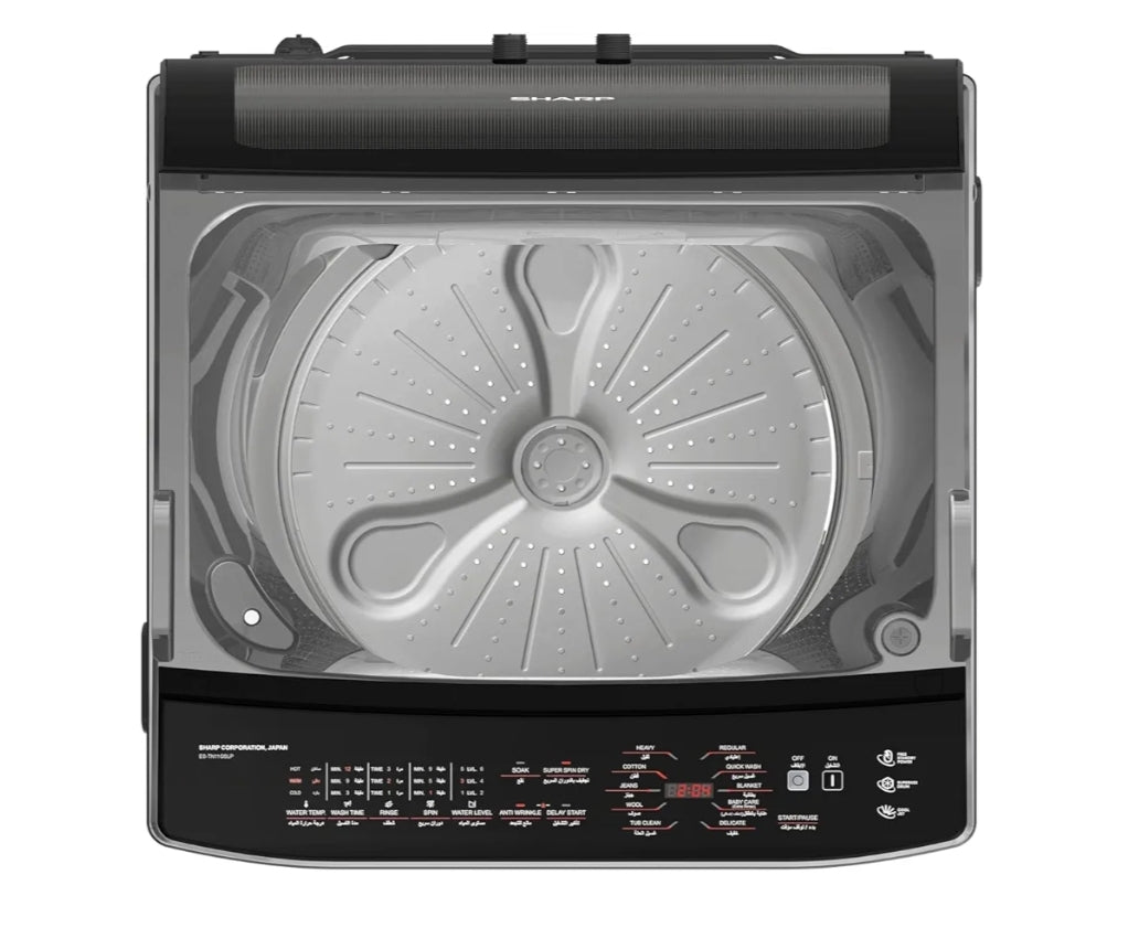 غساله شارب 11ك فوق تاتش بالطلمبه سلفر ES-TN11GSLP