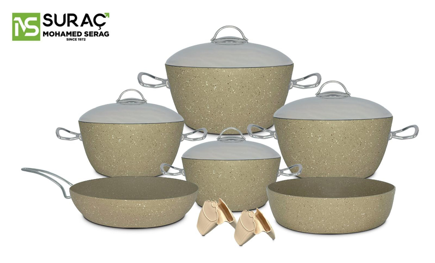 طقم حلل تركي 12ق مارتيف - Suraç