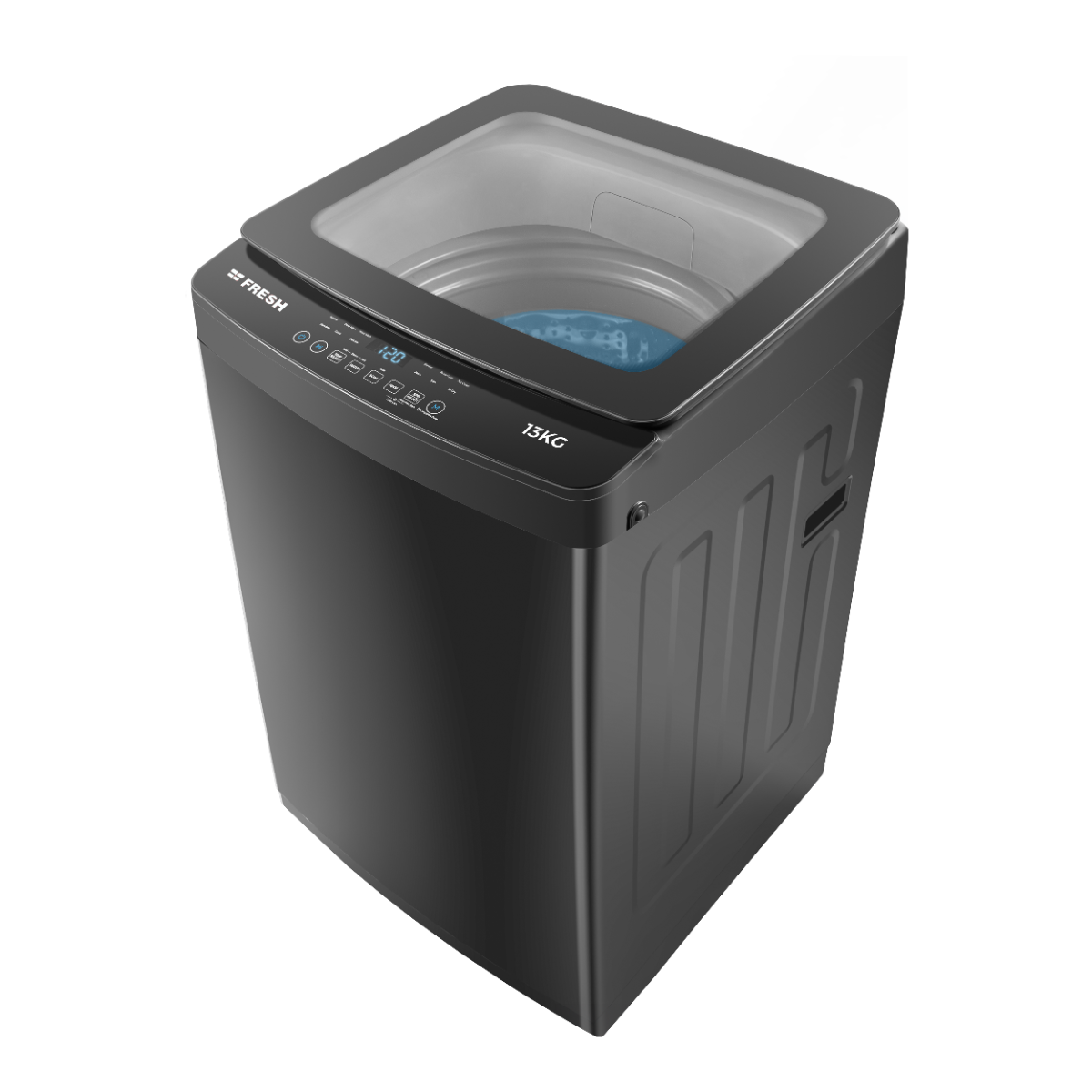 غسالة ملابس فريش تحميل علوى 13 كجم - فضي