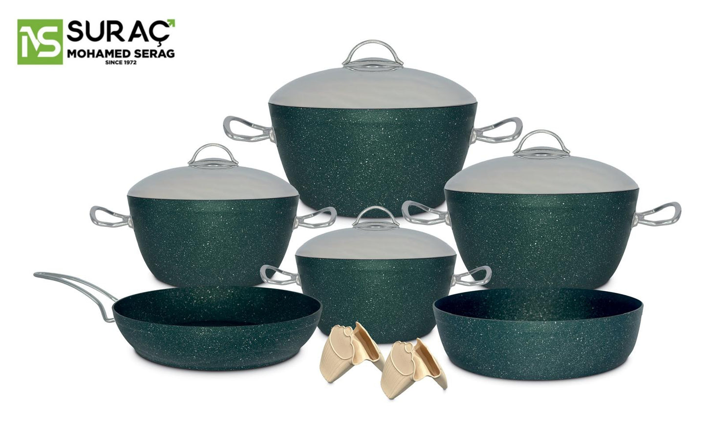 طقم حلل تركي 12ق مارتيف - Suraç