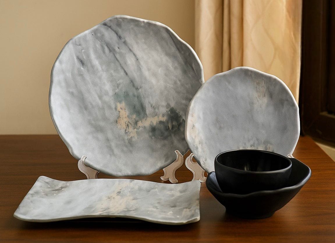 طقم ميلامين تركي 25 قطعه OXFORD