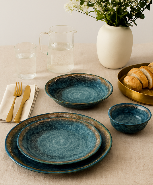 طقم عشا تركي 24 قطعه يكفي 6 اشخاص