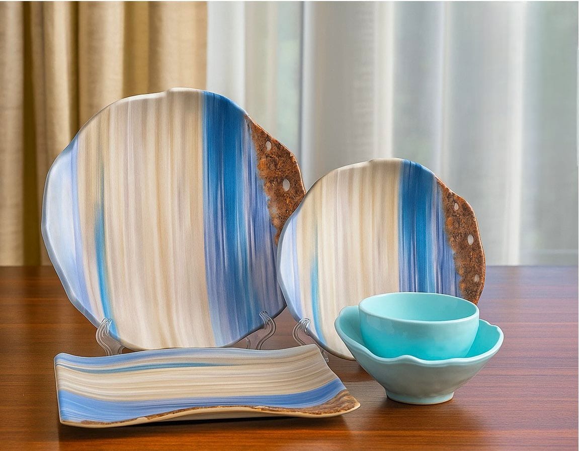 طقم ميلامين تركي 25 قطعه OXFORD