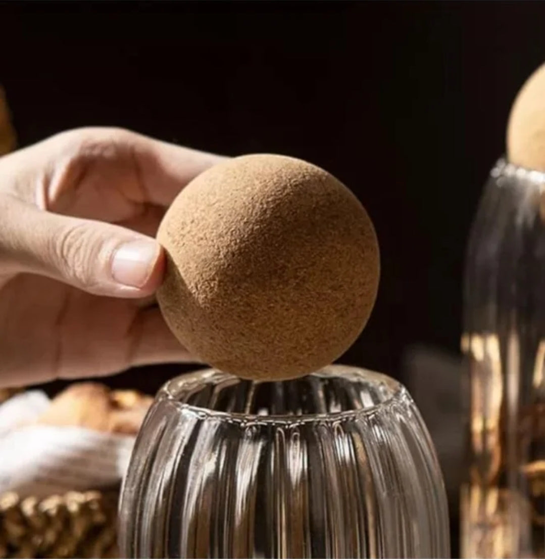 طقم برطمان بقوليات 3 قطع زجاج