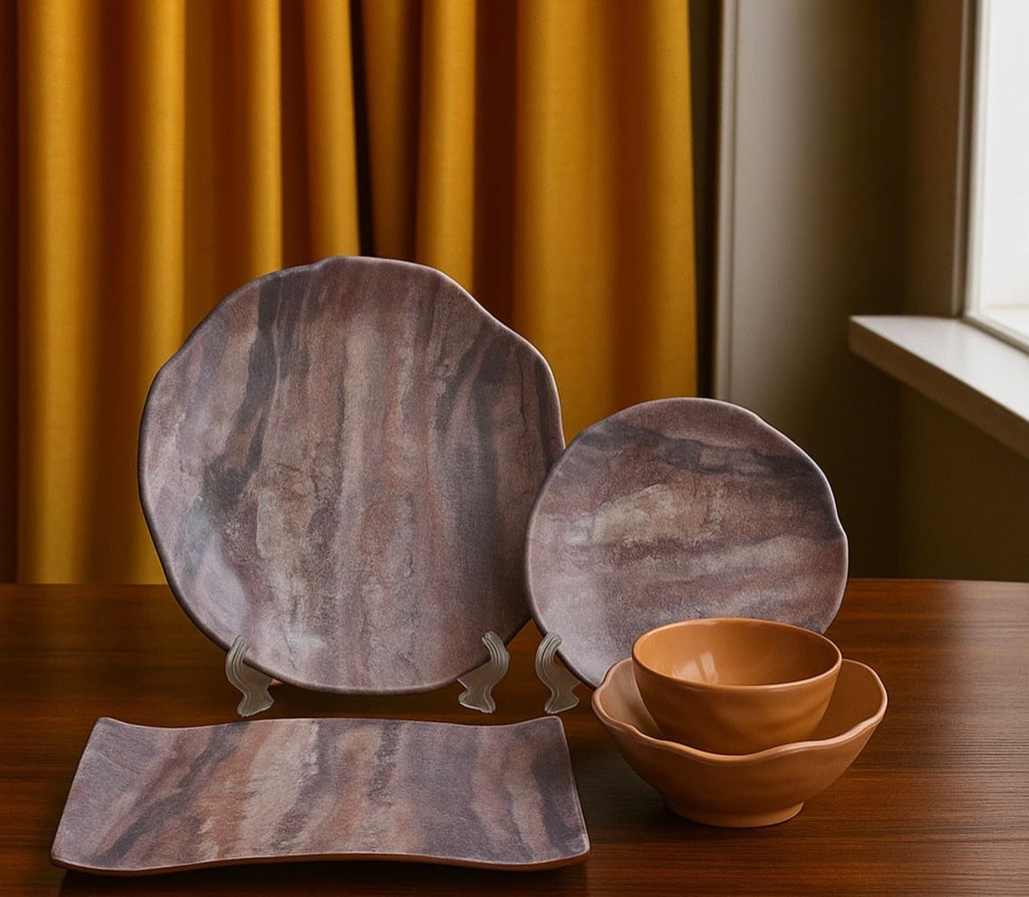 طقم ميلامين تركي 25 قطعه OXFORD