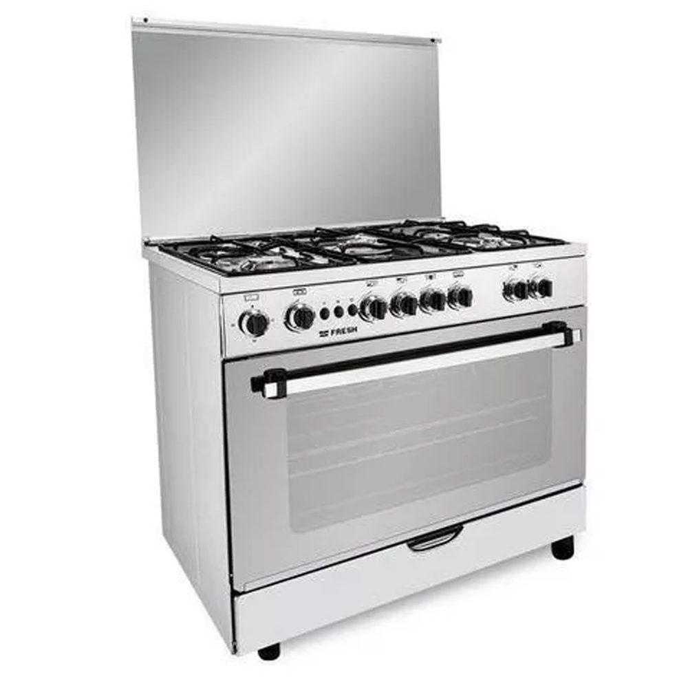 بوتاجاز فريش جامبو - 90 × 60 / 5 شعلة أستانلس ستيل