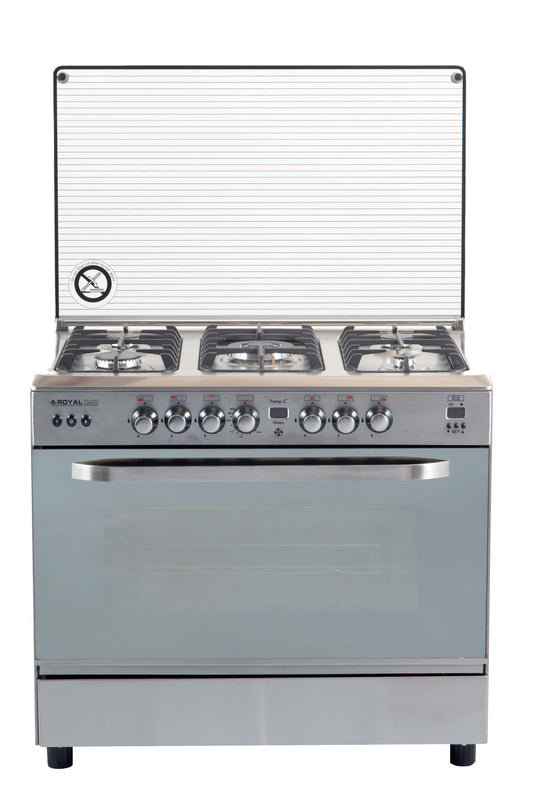 بوتاجاز رويال ماستر شيف سينسور  ديجيتال 5 شعلات 60*90 سم